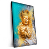 Xxl Wandbild Buddha Gold Tuerkis Hochformat Produktvorschau Seitlich