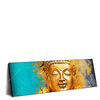 Xxl Wandbild Buddha Gold Tuerkis Panorama Produktvorschau Seitlich