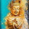 Xxl Wandbild Buddha Gold Tuerkis Quadrat Motivvorschau