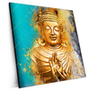 Xxl Wandbild Buddha Gold Tuerkis Quadrat Produktvorschau Seitlich