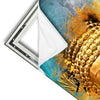 Xxl Wandbild Buddha Gold Tuerkis Schmal Materialvorschau