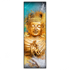 Xxl Wandbild Buddha Gold Tuerkis Schmal Produktvorschau Frontal