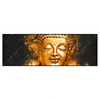 Xxl Wandbild Buddha Golden Splash Panorama Produktvorschau Frontal
