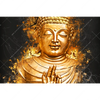 Xxl Wandbild Buddha Golden Splash Querformat Motivvorschau