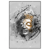 Xxl Wandbild Buddha Grunge Stil Hochformat Produktvorschau Frontal