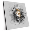 Xxl Wandbild Buddha Grunge Stil Quadrat Produktvorschau Seitlich