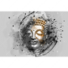 Xxl Wandbild Buddha Grunge Stil Querformat Motivvorschau