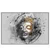 Xxl Wandbild Buddha Grunge Stil Querformat Produktvorschau Frontal