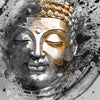 Xxl Wandbild Buddha Grunge Stil Querformat Zoom