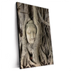 Xxl Wandbild Buddha In Baumwurzeln Hochformat Produktvorschau Seitlich