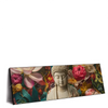 Xxl Wandbild Buddha In Farbenfrohen Blumen Panorama Produktvorschau Seitlich