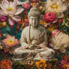 Xxl Wandbild Buddha In Farbenfrohen Blumen Quadrat Motivvorschau