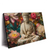Xxl Wandbild Buddha In Farbenfrohen Blumen Querformat Produktvorschau Seitlich