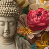 Xxl Wandbild Buddha In Farbenfrohen Blumen Querformat Zoom