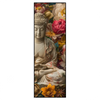 Xxl Wandbild Buddha In Farbenfrohen Blumen Schmal Produktvorschau Frontal