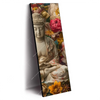 Xxl Wandbild Buddha In Farbenfrohen Blumen Schmal Produktvorschau Seitlich