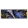 Xxl Wandbild Buddha In Gold Blau Panorama Produktvorschau Frontal