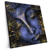 Xxl Wandbild Buddha In Gold Blau Quadrat Produktvorschau Seitlich