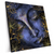 Xxl Wandbild Buddha In Gold Blau Quadrat Produktvorschau Seitlich