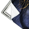 Xxl Wandbild Buddha In Gold Blau Schmal Materialvorschau