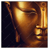 Xxl Wandbild Buddha In Harmonie Quadrat Produktvorschau Frontal