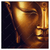 Xxl Wandbild Buddha In Harmonie Quadrat Produktvorschau Frontal