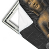 Xxl Wandbild Buddha In Lotus Pose Querformat Materialvorschau