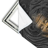 Xxl Wandbild Buddha In Lotus Pose Schmal Materialvorschau