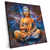 Xxl Wandbild Buddha In Meditation Quadrat Produktvorschau Seitlich