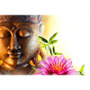 Xxl Wandbild Buddha Kopf Seerose Querformat Motivvorschau