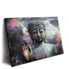 Xxl Wandbild Buddha Kosmische Gelassenheit Querformat Produktvorschau Seitlich