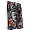 Xxl Wandbild Buddha Kunst Mit Pastellblueten Hochformat Produktvorschau Seitlich