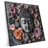 Xxl Wandbild Buddha Kunst Mit Pastellblueten Quadrat Produktvorschau Seitlich