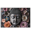 Xxl Wandbild Buddha Kunst Mit Pastellblueten Querformat Produktvorschau Frontal