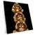 Xxl Wandbild Buddha No Evil Quadrat Produktvorschau Seitlich