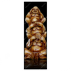 Xxl Wandbild Buddha No Evil Schmal Produktvorschau Frontal