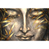 Xxl Wandbild Buddha Silber Gold Querformat Motivvorschau