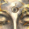 Xxl Wandbild Buddha Silber Gold Querformat Zoom