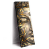 Xxl Wandbild Buddha Silber Gold Schmal Produktvorschau Seitlich
