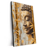 Xxl Wandbild Buddha Statue Im Goldenen Bambus Hochformat Produktvorschau Seitlich