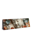 Xxl Wandbild Buddha Statue Mit Blueten Panorama Produktvorschau Seitlich