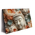 Xxl Wandbild Buddha Statue Mit Blueten Querformat Produktvorschau Seitlich