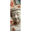 Xxl Wandbild Buddha Statue Mit Blueten Schmal Motivvorschau
