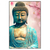 Xxl Wandbild Buddha Statue Mit Kirschblueten Hochformat Produktvorschau Frontal
