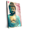 Xxl Wandbild Buddha Statue Mit Kirschblueten Hochformat Produktvorschau Seitlich