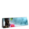 Xxl Wandbild Buddha Statue Mit Seerose Panorama Produktvorschau Seitlich