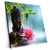 Xxl Wandbild Buddha Statue Mit Seerose Quadrat Produktvorschau Seitlich