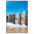 Xxl Wandbild Buhnen In Wellen Am Strand Hochformat Produktvorschau Frontal