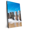 Xxl Wandbild Buhnen In Wellen Am Strand Hochformat Produktvorschau Seitlich