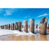 Xxl Wandbild Buhnen In Wellen Am Strand Querformat Motivvorschau